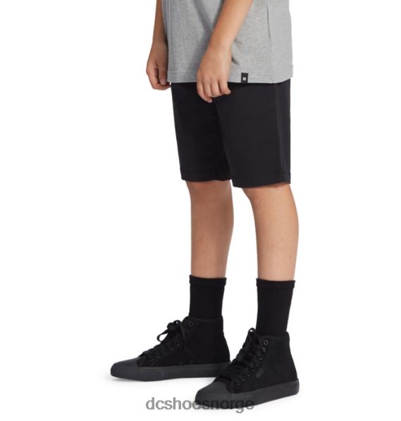 DC Shoes gutters chino-shorts med avslappet passform X0FD0517 svart