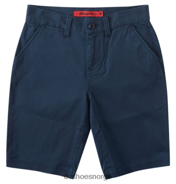 DC Shoes gutters chino-shorts med avslappet passform X0FD0519 marineblå blazer