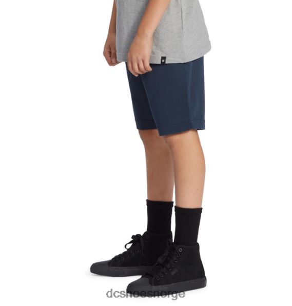 DC Shoes gutters chino-shorts med avslappet passform X0FD0519 marineblå blazer