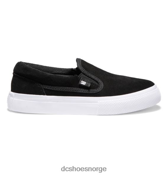 DC Shoes manuell slip-on sko for barn X0FD0509 svart hvit