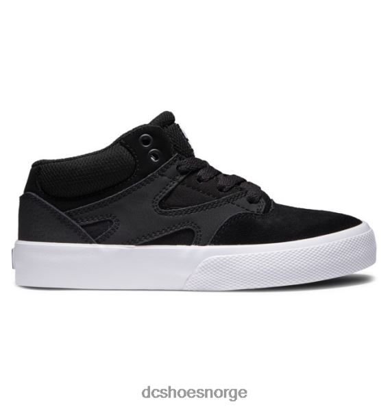 DC Shoes kalis vulc mid mid-top sko for barn X0FD0516 svart hvit