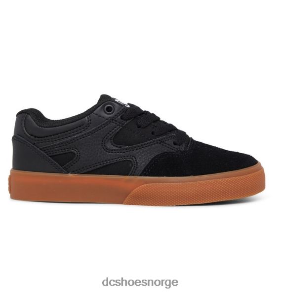 DC Shoes kalis vulc-sko til barn X0FD0558 svart/gummi