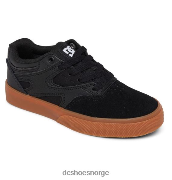 DC Shoes kalis vulc-sko til barn X0FD0558 svart/gummi