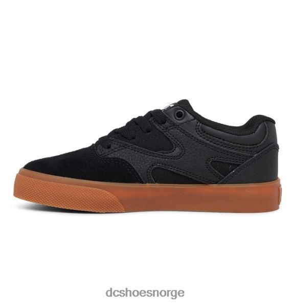 DC Shoes kalis vulc-sko til barn X0FD0558 svart/gummi