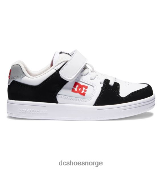 DC Shoes manteca 4 elastiske blondesko til barn X0FD0562 svart/hvit/rød