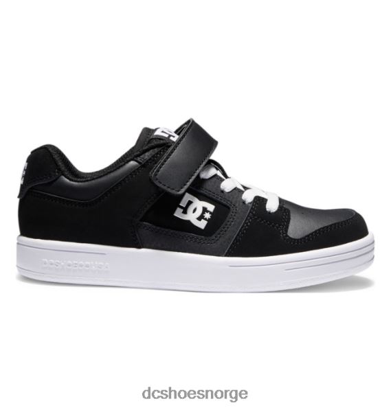 DC Shoes manteca 4 elastiske blondesko til barn X0FD0572 svart hvit