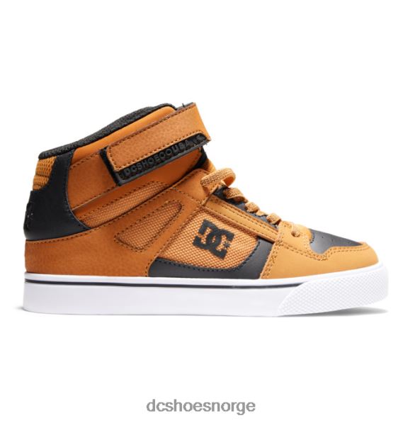 DC Shoes barnesko med høye elastiske blonder X0FD0522 hvete/svart