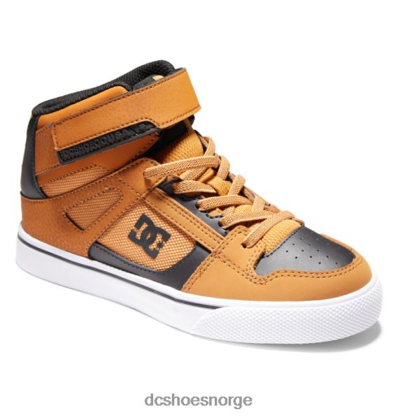 DC Shoes barnesko med høye elastiske blonder X0FD0522 hvete/svart