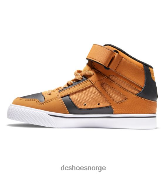 DC Shoes barnesko med høye elastiske blonder X0FD0522 hvete/svart