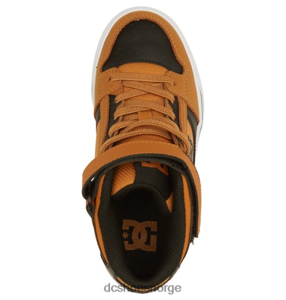 DC Shoes barnesko med høye elastiske blonder X0FD0522 hvete/svart