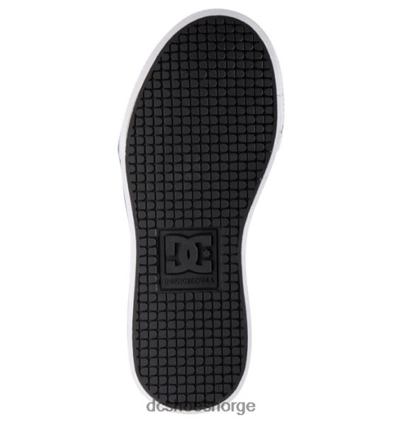 DC Shoes barnesko med høye elastiske blonder X0FD0523 svart/flammer