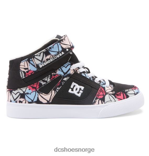DC Shoes pure hi ev - high-top sko for jenter X0FD0531 svart/multi