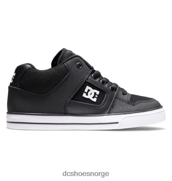 DC Shoes rene mid-top-sko for barn X0FD0556 svart hvit