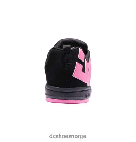 DC Shoes barnas domstol graffik sko X0FD0537 svart/rosa