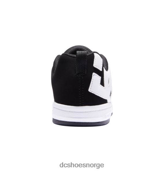 DC Shoes barnas domstol graffik sko X0FD0568 svart hvit