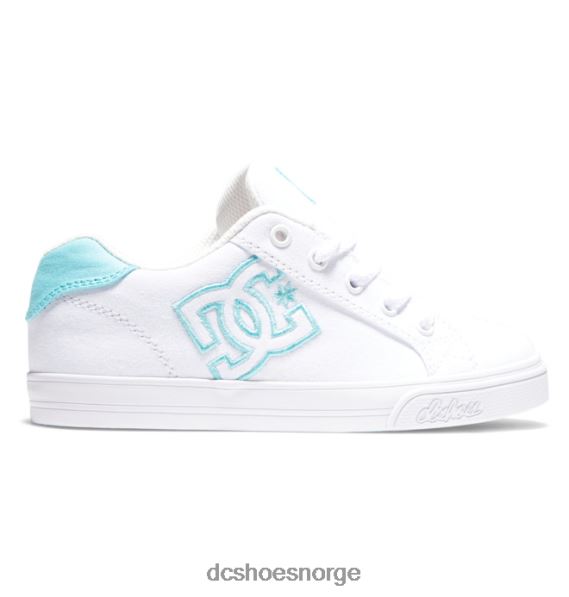 DC Shoes chelsea-sko til barn X0FD0505 hvit/mint julip