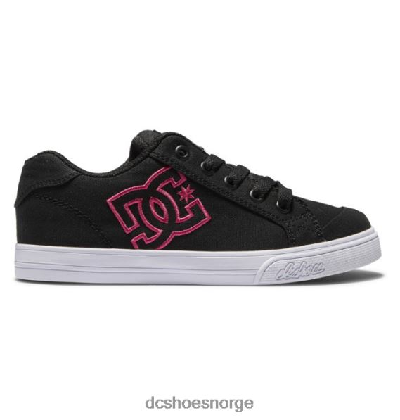 DC Shoes chelsea-sko til barn X0FD0528 svart/rosa sjablong