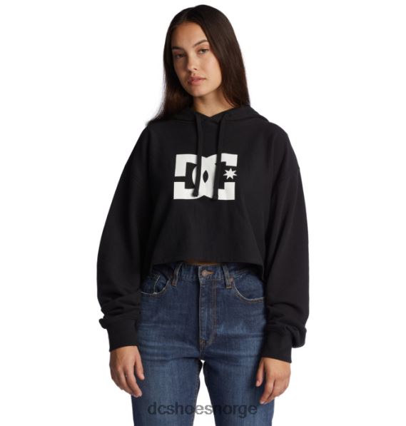 DC Shoes dc cropped hettegenser for kvinner 2 X0FD0481 svart