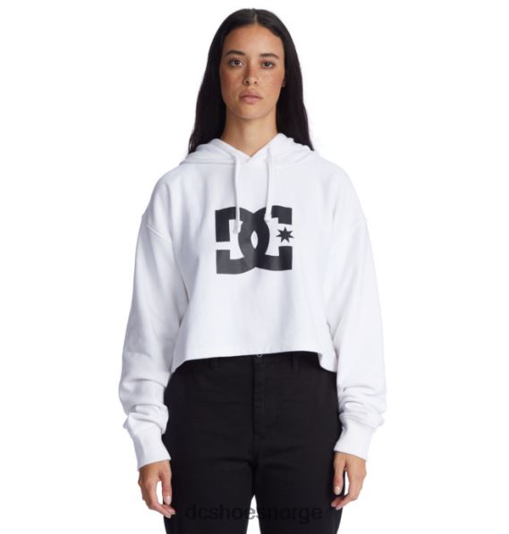 DC Shoes dc cropped hettegenser for kvinner 2 X0FD0483 hvit