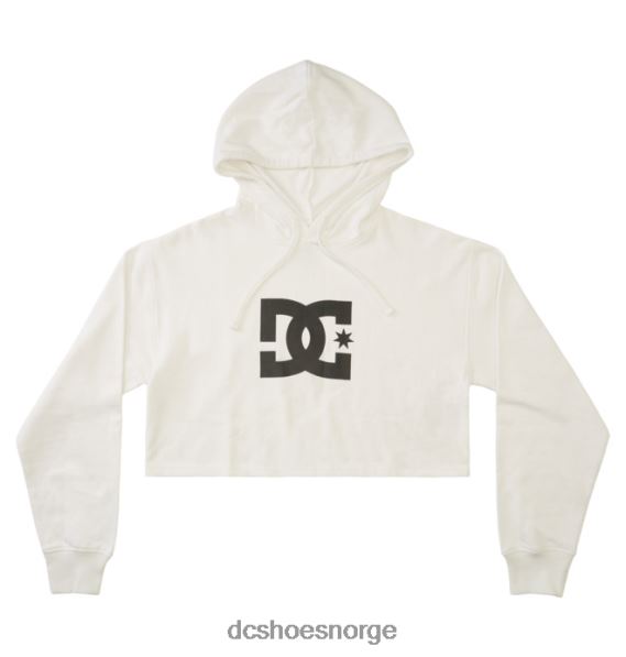 DC Shoes dc cropped hettegenser for kvinner 2 X0FD0483 hvit