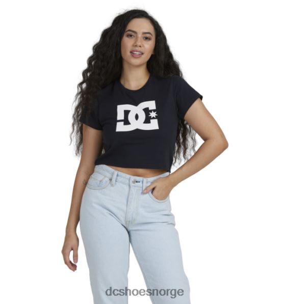 DC Shoes kvinners dc star cropped t-skjorte X0FD0495 svart
