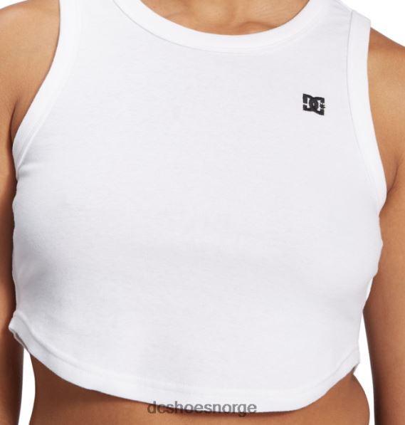 DC Shoes kvinners kjæreste crop tank-topp X0FD0462 hvit