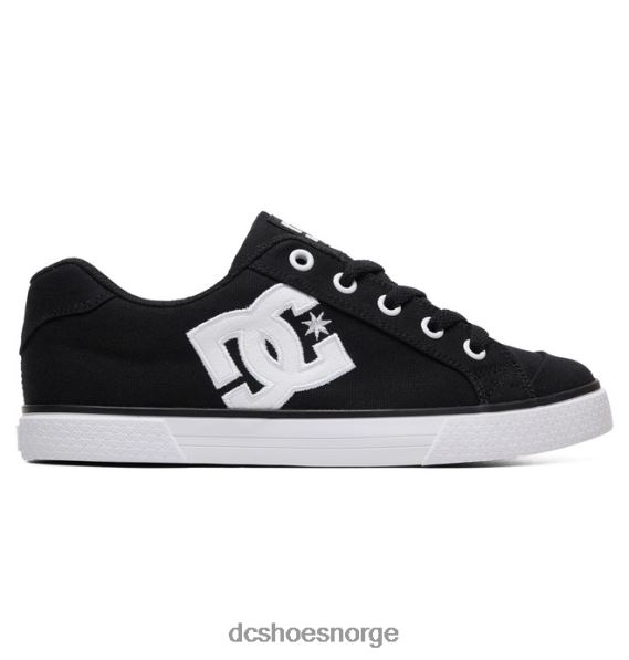 DC Shoes chelsea lerretssko for kvinner X0FD0454 svart hvit