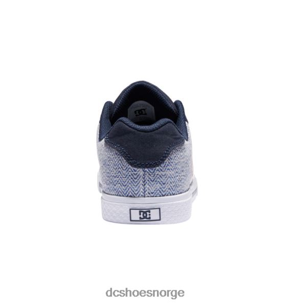 DC Shoes chelsea sko for kvinner X0FD0444 blå hvit