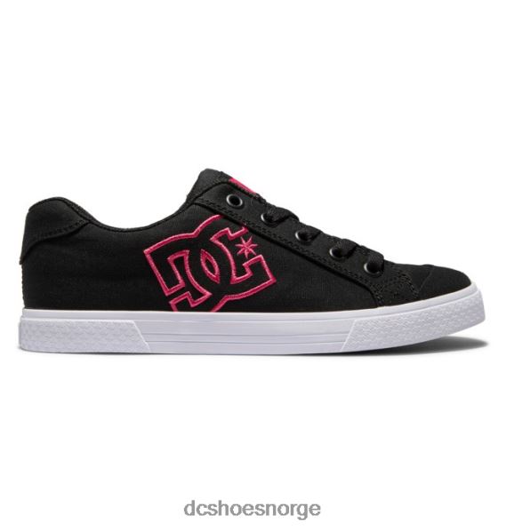 DC Shoes chelsea sko for kvinner X0FD0449 svart/sprø rosa