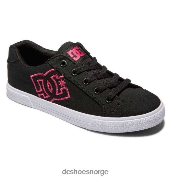 DC Shoes chelsea sko for kvinner X0FD0449 svart/sprø rosa
