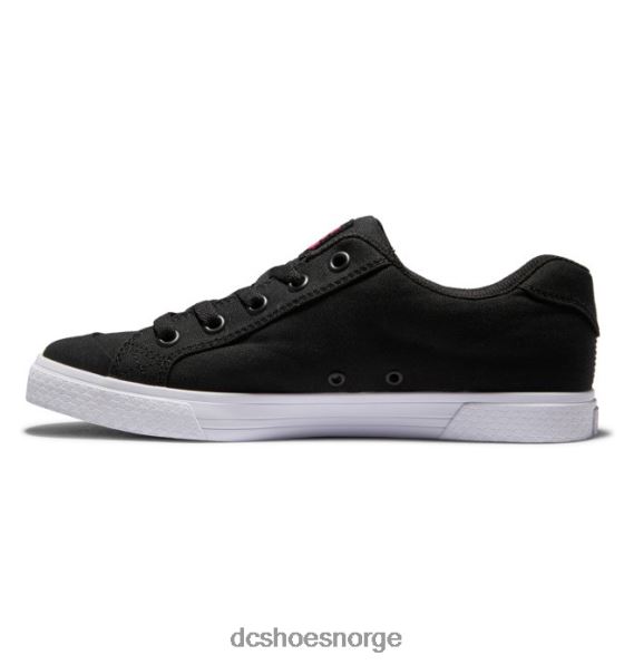 DC Shoes chelsea sko for kvinner X0FD0449 svart/sprø rosa