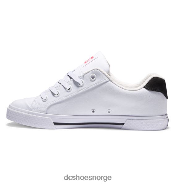 DC Shoes chelsea sko for kvinner X0FD0452 hvit/sebra