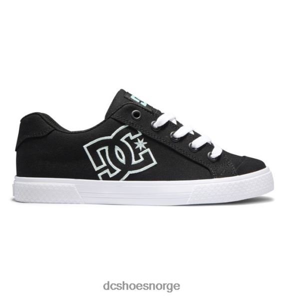 DC Shoes chelsea sko for kvinner X0FD0456 svart/akva