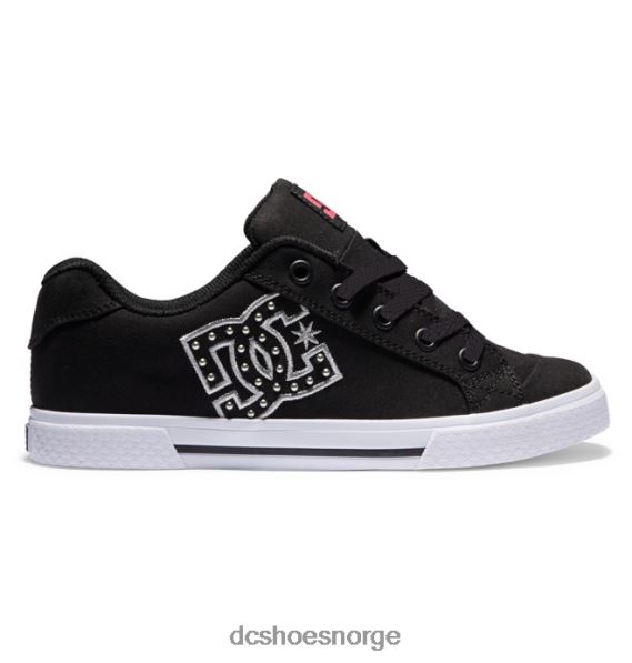 DC Shoes chelsea sko for kvinner X0FD0458 svart/sebra