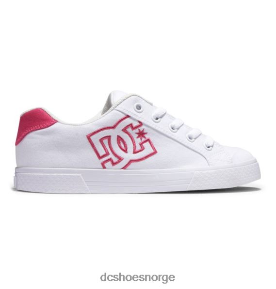 DC Shoes chelsea sko for kvinner X0FD0461 hvit/sprø rosa