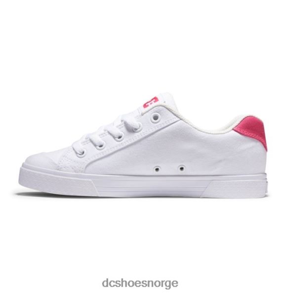 DC Shoes chelsea sko for kvinner X0FD0461 hvit/sprø rosa