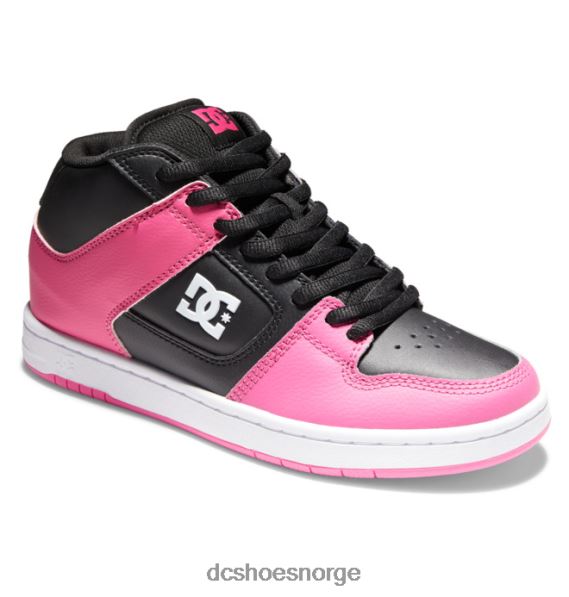 DC Shoes kvinners manteca 4 mid mid-top sko X0FD0478 svart/rosa