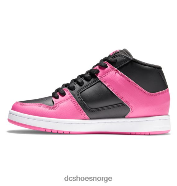 DC Shoes kvinners manteca 4 mid mid-top sko X0FD0478 svart/rosa