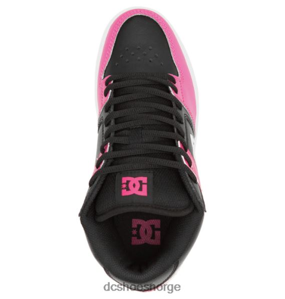 DC Shoes kvinners manteca 4 mid mid-top sko X0FD0478 svart/rosa