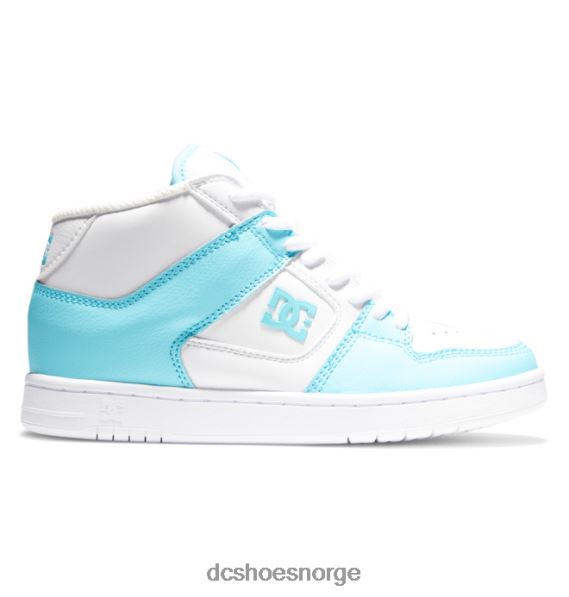 DC Shoes kvinners manteca 4 mid mid-top sko X0FD0500 hvit/blå