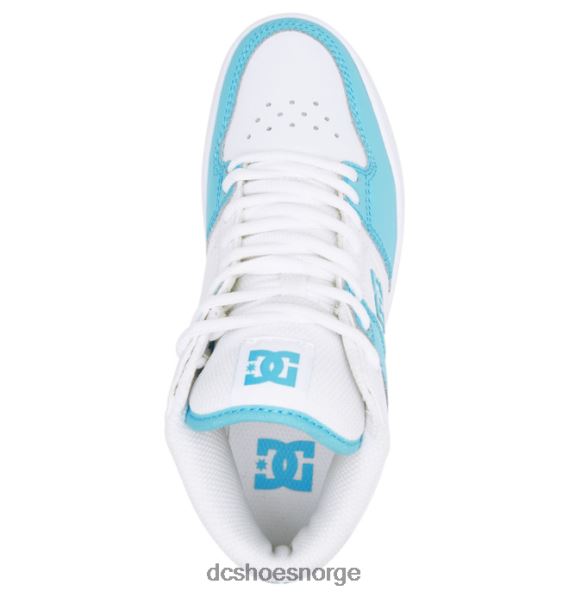 DC Shoes kvinners manteca 4 mid mid-top sko X0FD0500 hvit/blå