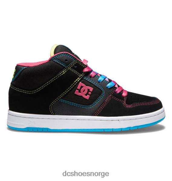 DC Shoes manteca 4 mid - mid-top sko for kvinner X0FD0477 svart/multi