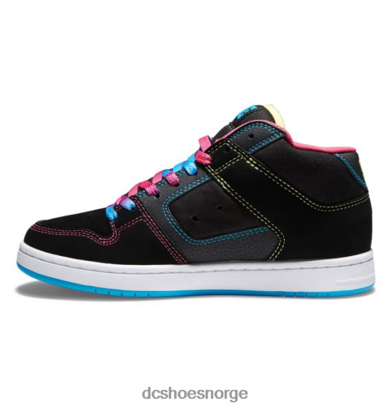 DC Shoes manteca 4 mid - mid-top sko for kvinner X0FD0477 svart/multi