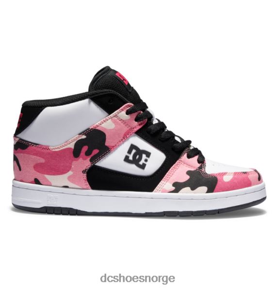 DC Shoes manteca 4 mid - mid-top sko for kvinner X0FD0479 svart/sprø rosa camo