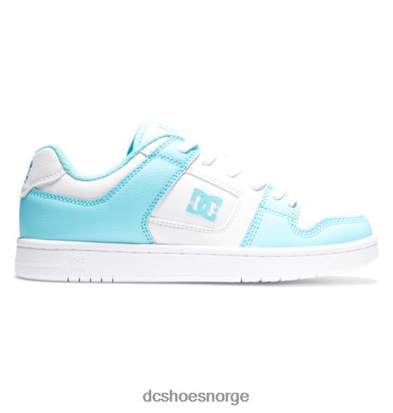 DC Shoes manteca 4 sko for kvinner X0FD0499 hvit/blå utstråling