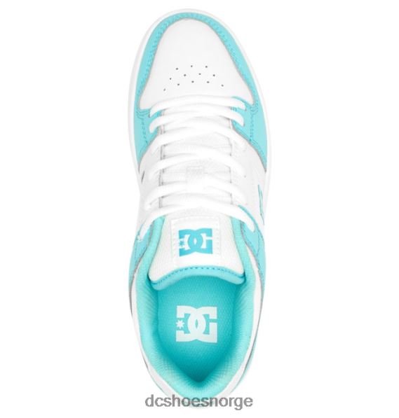 DC Shoes manteca 4 sko for kvinner X0FD0499 hvit/blå utstråling