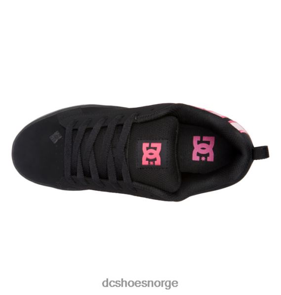 DC Shoes kvinners domstol graffik sko X0FD0441 svart gradient