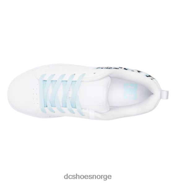 DC Shoes kvinners domstol graffik sko X0FD0450 gepard-trykk