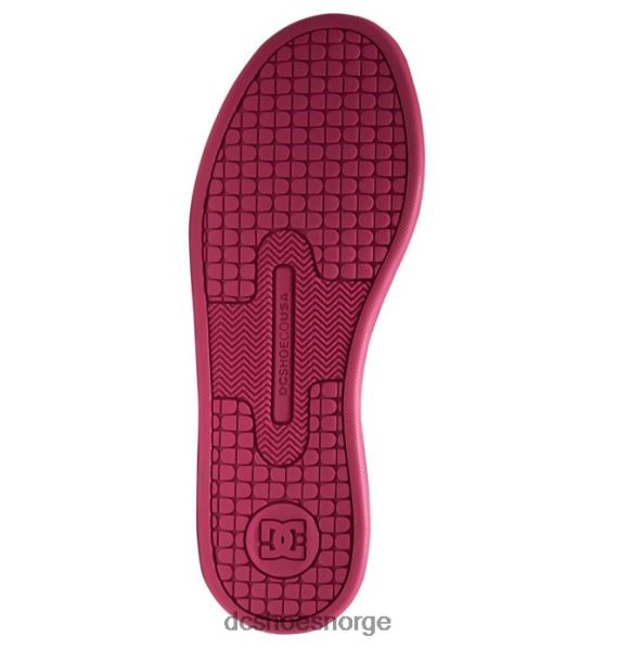 DC Shoes kvinners domstol graffik sko X0FD0459 hvit/sprø rosa