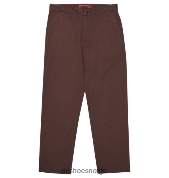 DC Shoes menns arbeider chinobukser med avslappet passform X0FD098 bracken